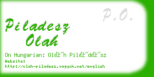 piladesz olah business card